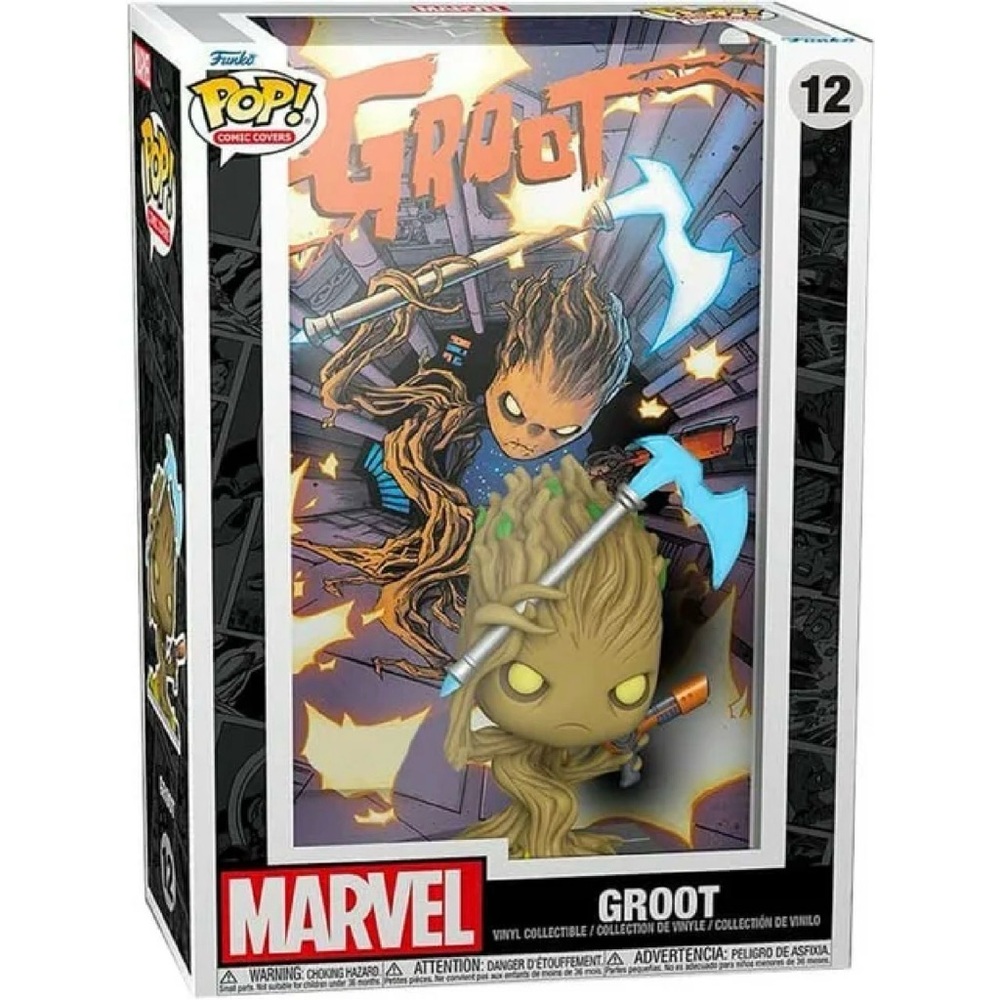 Marvel Pop! Comic Covers Groot 12 Exclusive - Sold out in Stores NIB